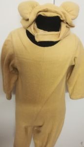 Kids Costumes to Hire - Onesie - Mustard & Headpiece - SMALL
